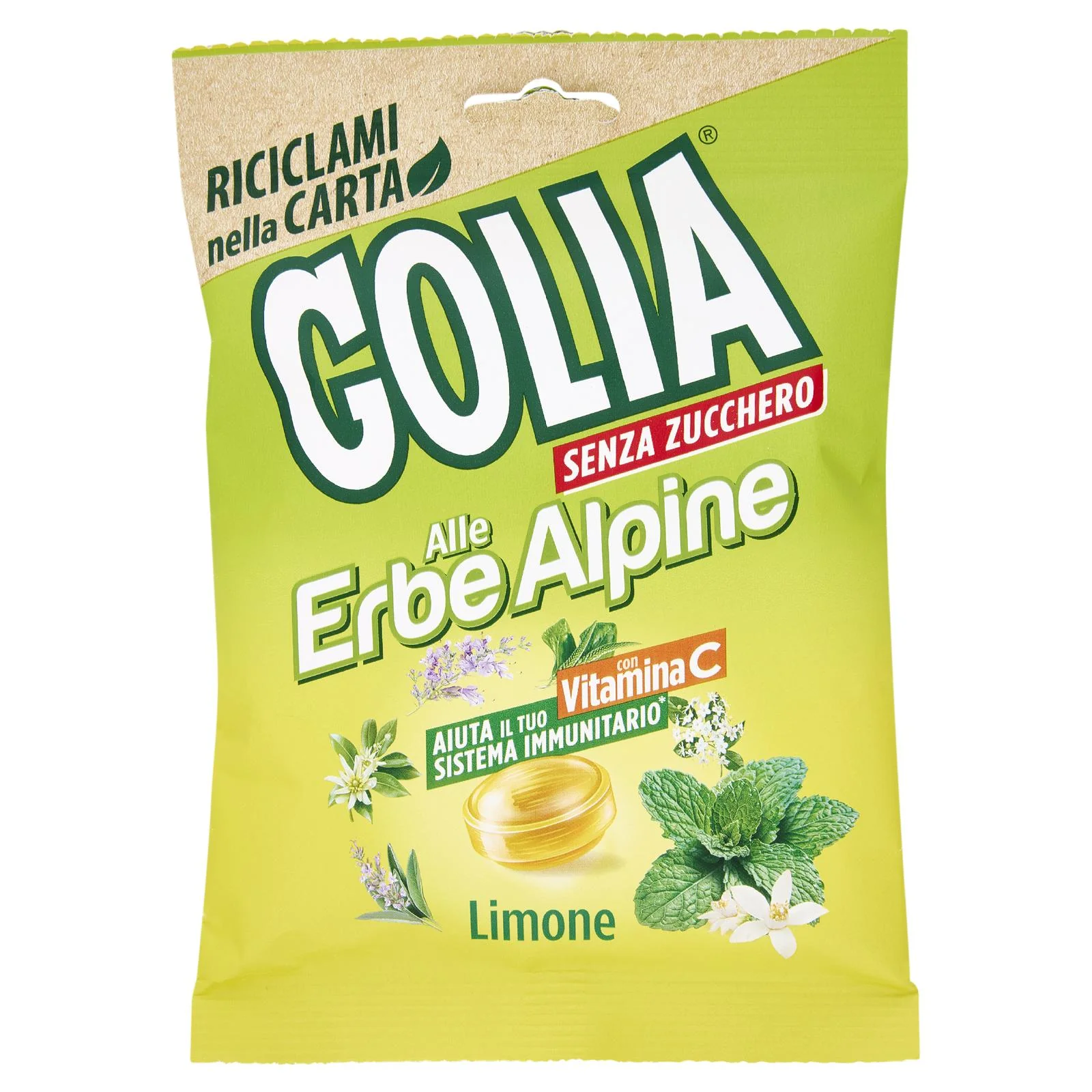 Golia alle Erbe Alpine Limone 70 g