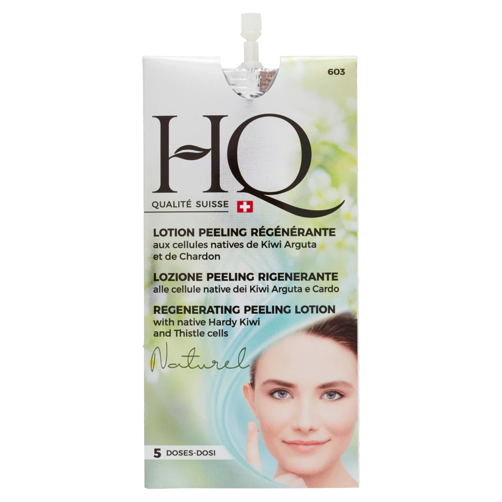 HQ Lozione Peeling Rigenerante alle cellule native dei Kiwi Arguta e Cardo 10 ml