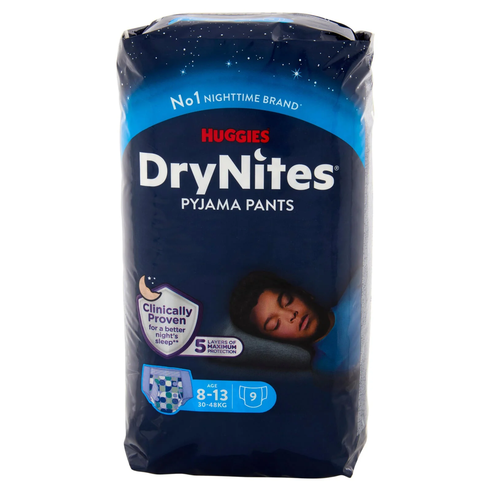 Huggies DryNites Pyjama Pants Age 8-13 30-48 Kg 9 pz - Image 2