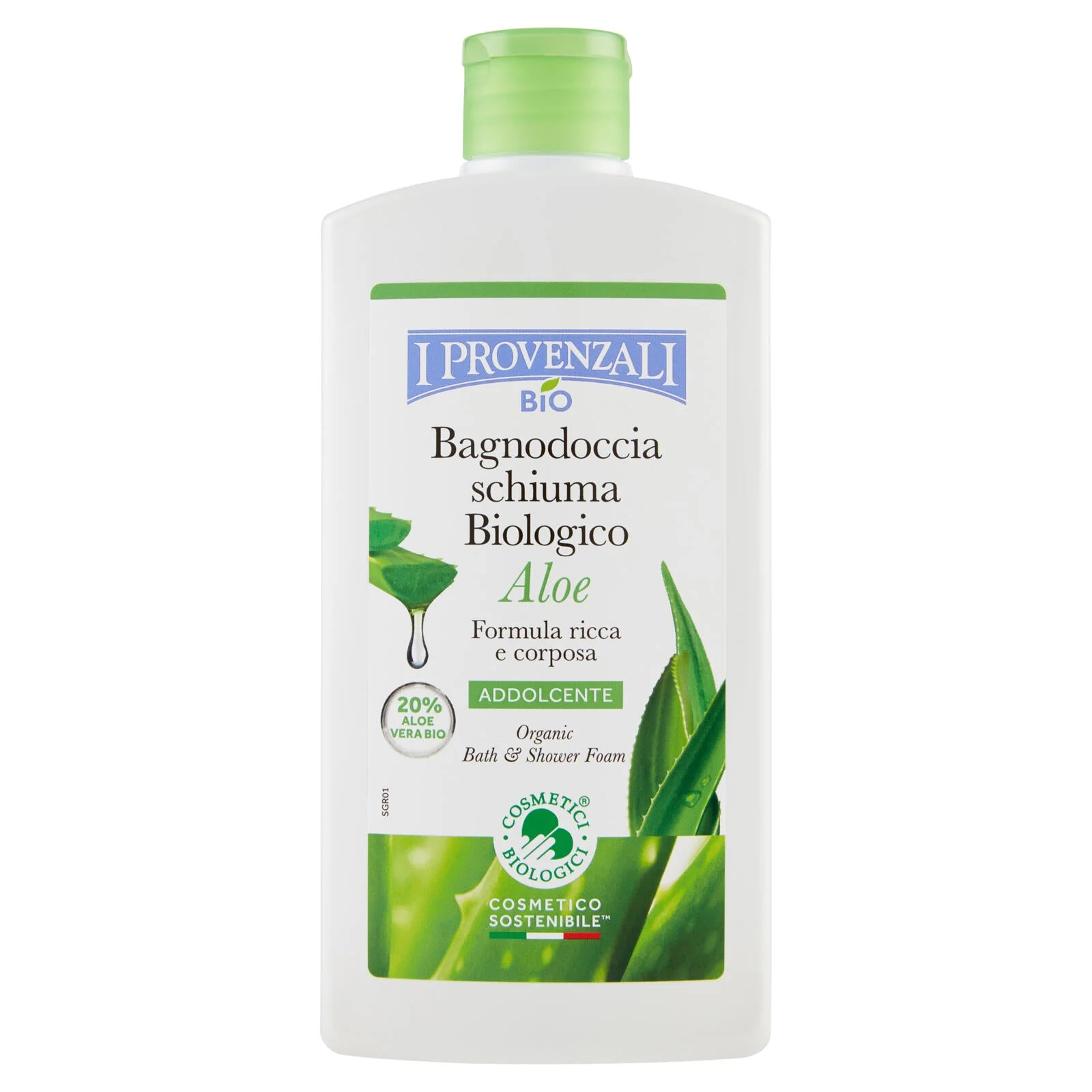 I Provenzali Bio Bagnodoccia Biologico Aloe Delicato 400 mL - Image 2