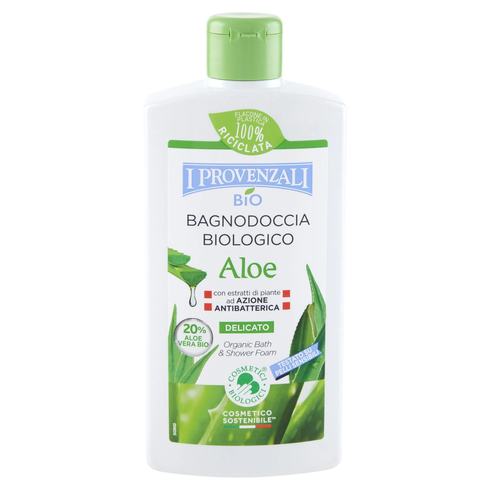 I Provenzali Bio Bagnodoccia Biologico Aloe Delicato 400 mL - Image 3