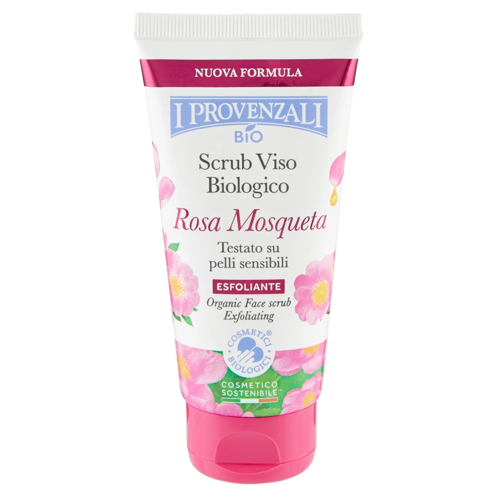 I Provenzali Bio Scrub Viso Biologico Rosa Mosqueta 75 ml - Image 2
