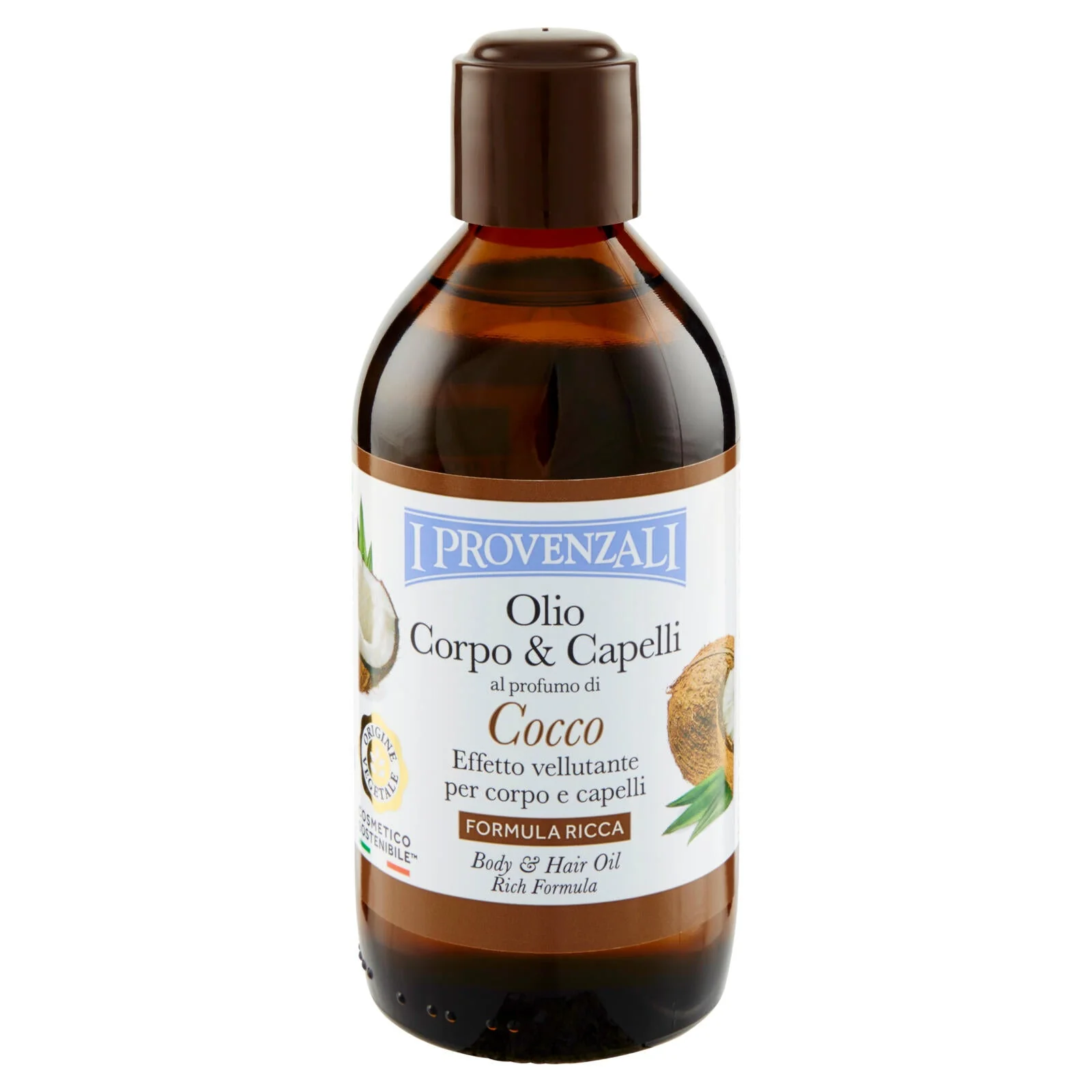 I Provenzali Olio Corpo & Capelli al profumo di Cocco Formula Ricca 200 ml - Image 2