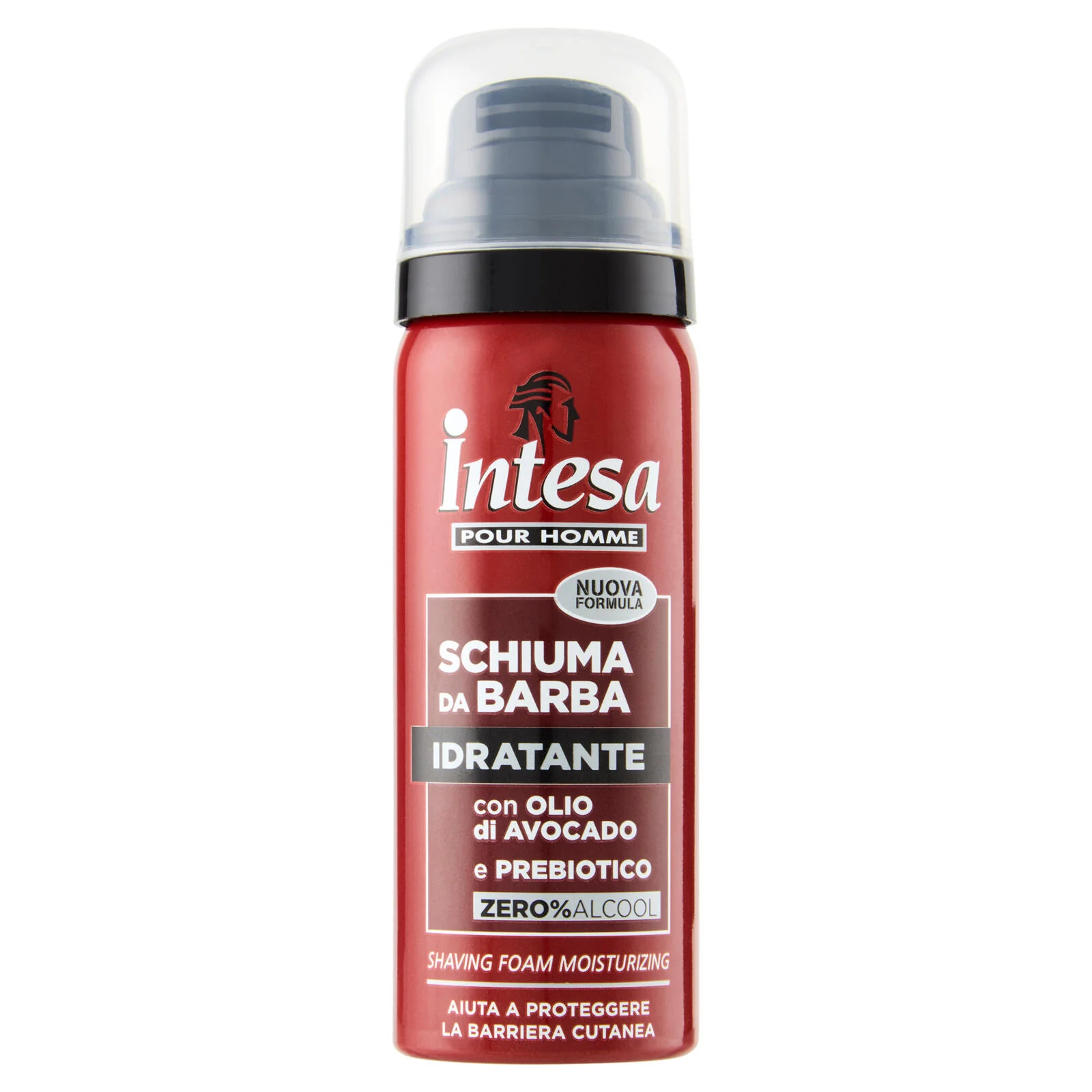 Intesa Pour Homme Schiuma da Barba Idratante con Olio di Avocado e Prebiotico 50 mL