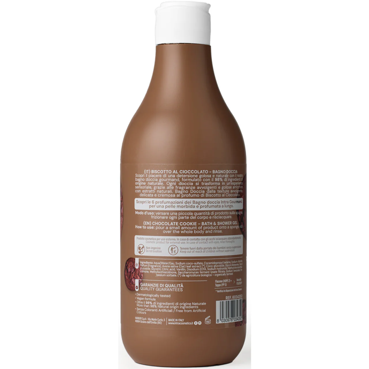 Intra - Bagnodoccia Biscotto al Cioccolato - 450 ml - Image 2