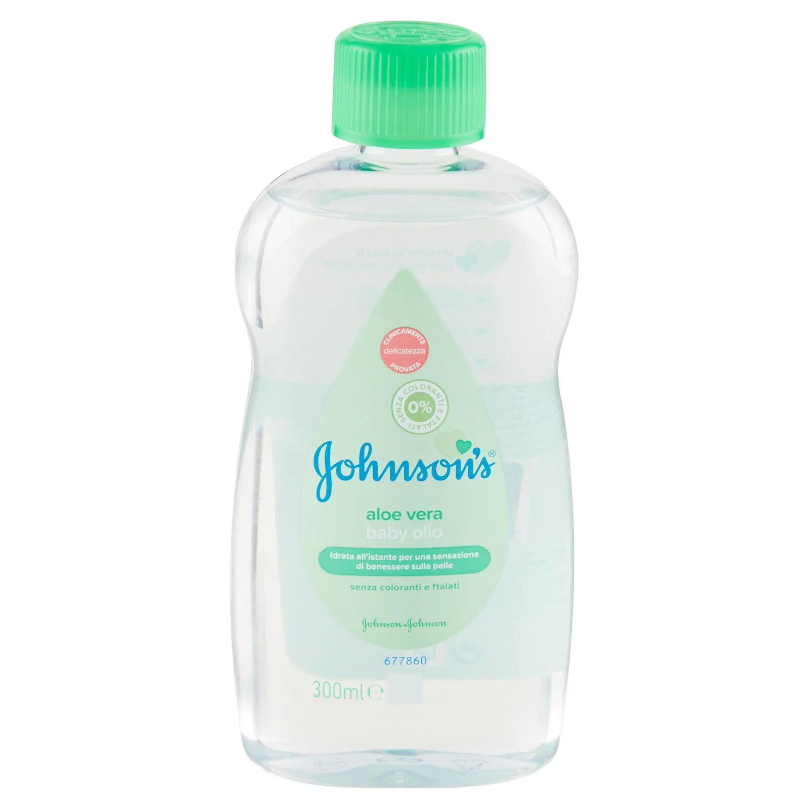 Johnson's Baby Olio Aloe Vera,  Testato Da Pediatri E Dermatologi, 300ml - Image 2