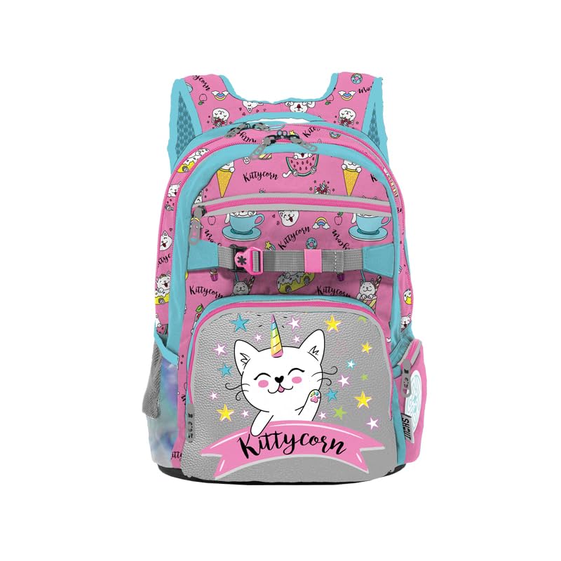 MARICART Zaino Scuola Ovale Kittycorn
