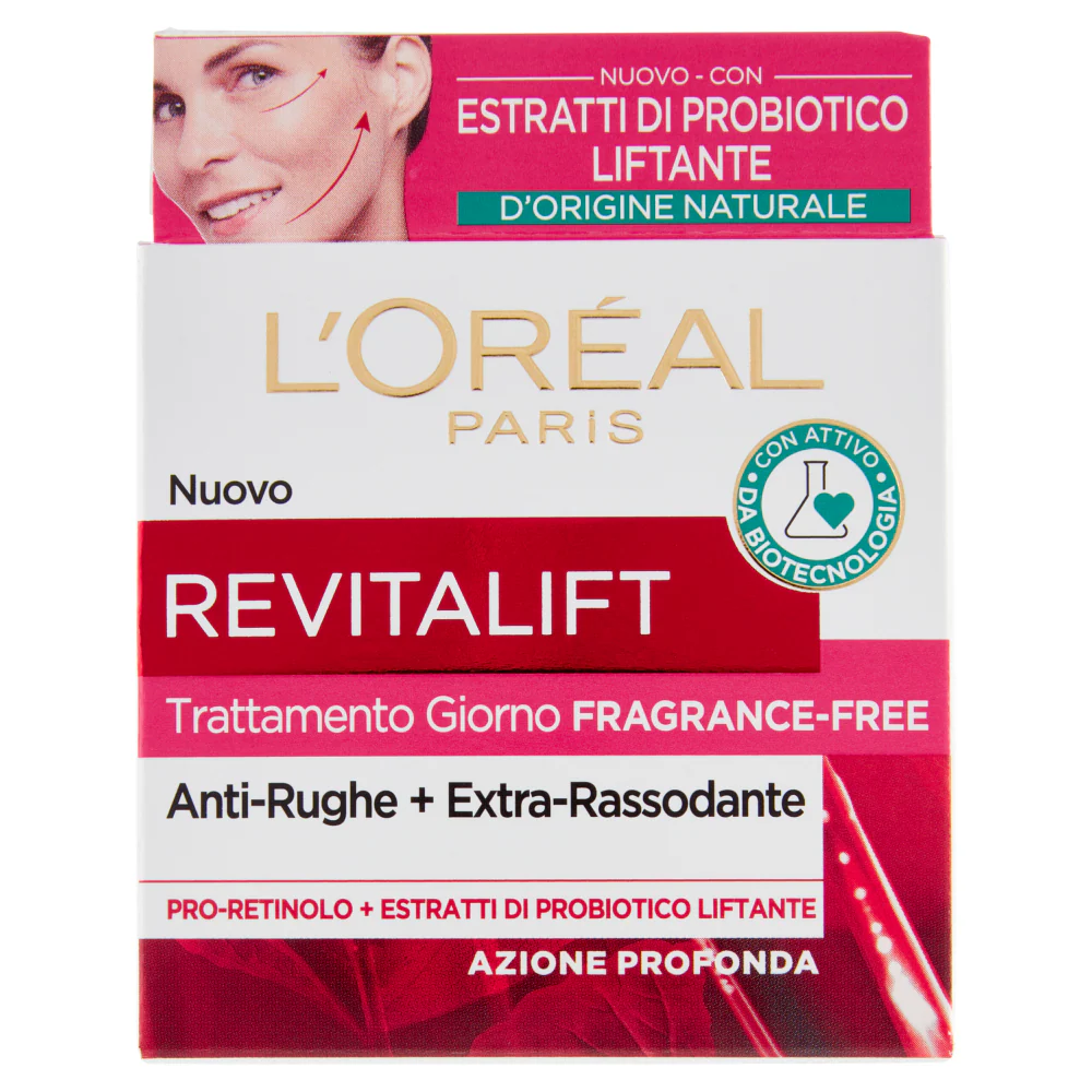 L'Oréal Paris - Crema Viso Giorno Fragrance-Free Revitalift - 50 ml