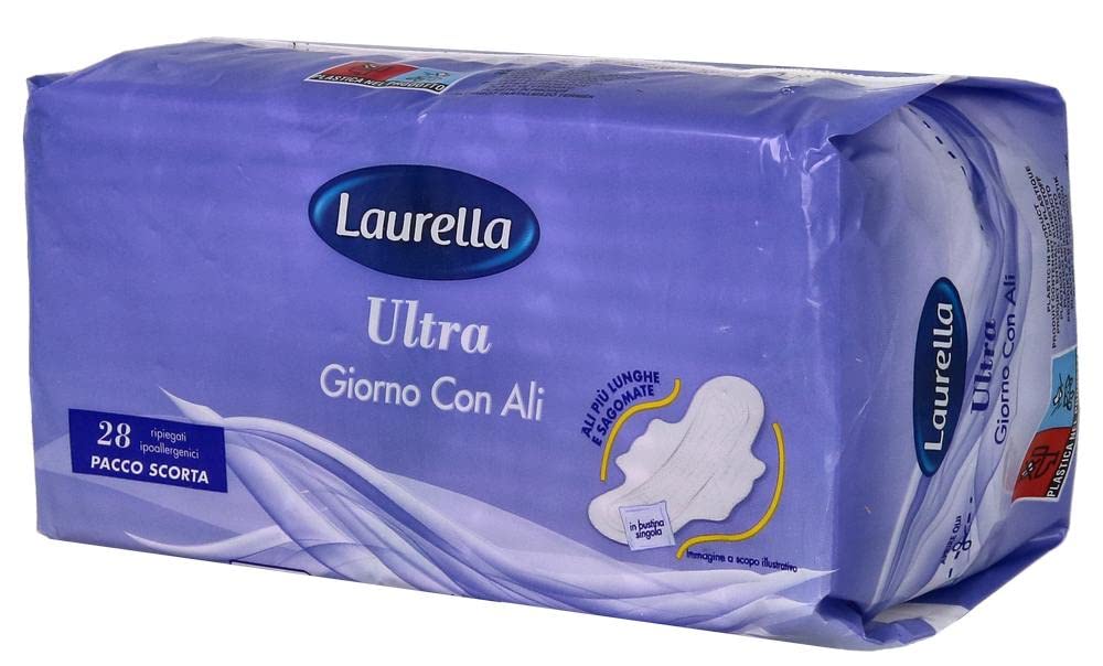 Laurella - Assorbenti Cotone Ultra Notte Con Ali - 10 Pezzi - Image 2