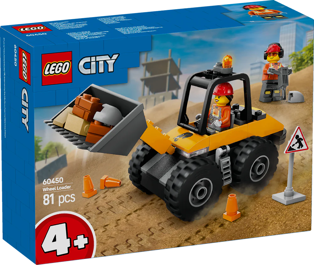 Lego City Pala Gommata Gialla