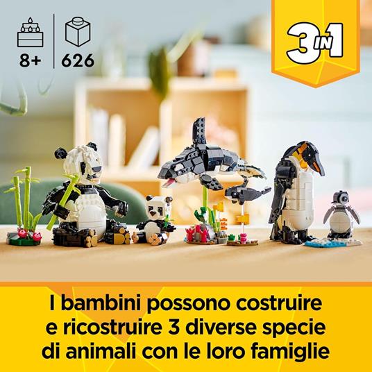 Lego Creator Famiglie Di Animali Panda - Image 2