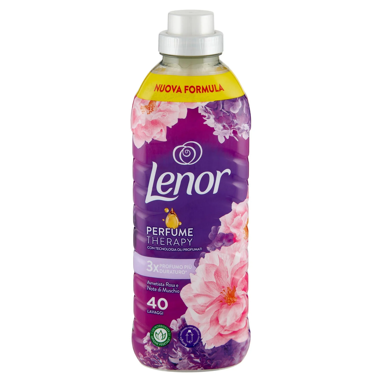 Lenor Ammorbidente Lavatrice Concentrato, Ametista Rosa e Note di Muschio, 40 Lavaggi 840 ml - Image 2