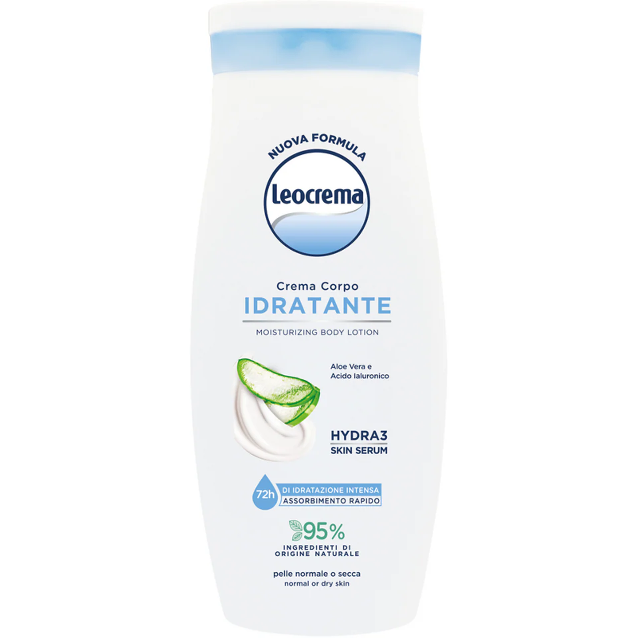 Leocrema - Crema Corpo Idratante Fluida Aloe Vera & Acido Ialuronico - 250ml - Image 5