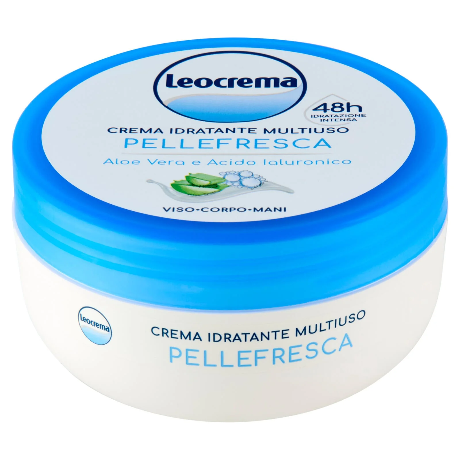 Leocrema Crema Idratante Multiuso Pellefresca Aloe Vera e Acido Ialuronico 150 ml - Image 2