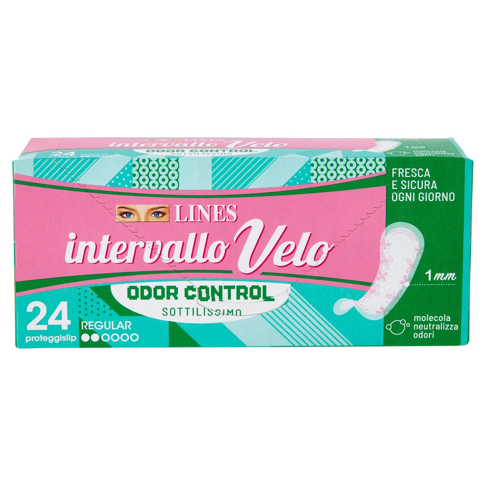 Lines intervallo Velo Odor Control Regular 24 pz - Image 2