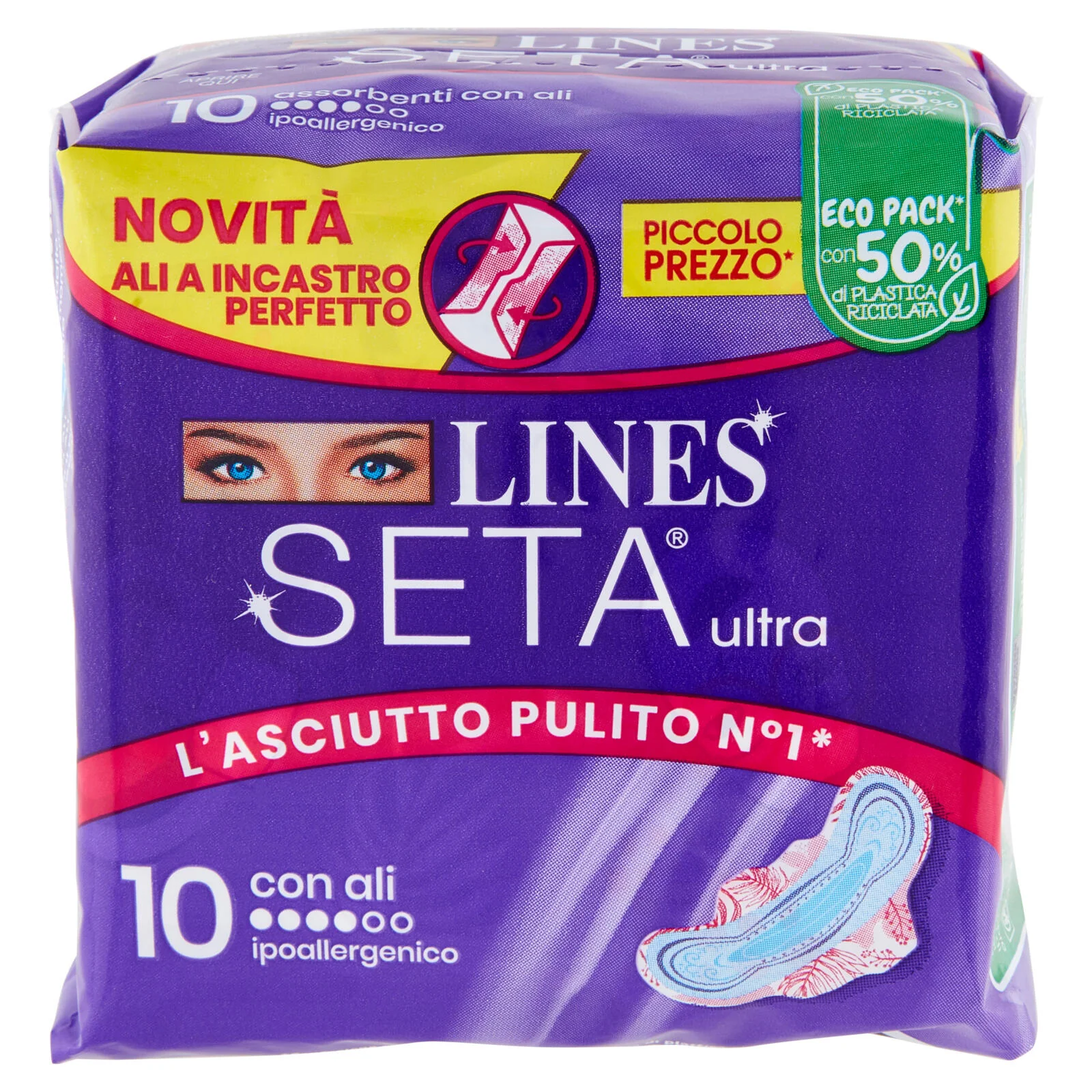Lines Seta ultra con ali 10 pz - Image 2