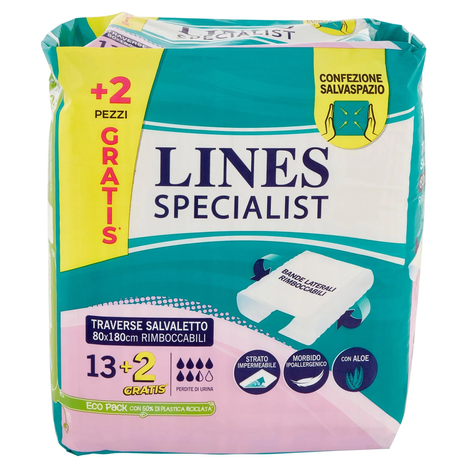 Lines Specialist Traverse Salvaletto 80x180cm Rimboccabili 13+2 pz - Image 2