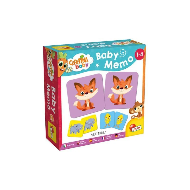 Lisciani Carotina Baby Memo Cuccioli