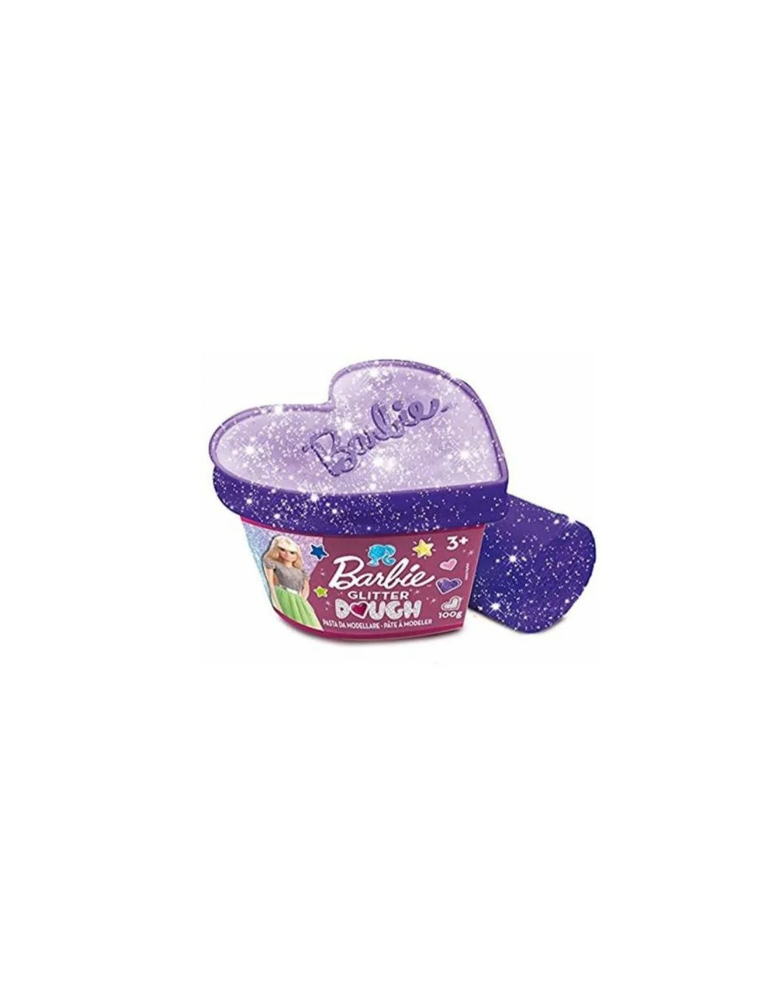 Liscianigiochi - Dough Cuore di Barbie Glitter - 100g