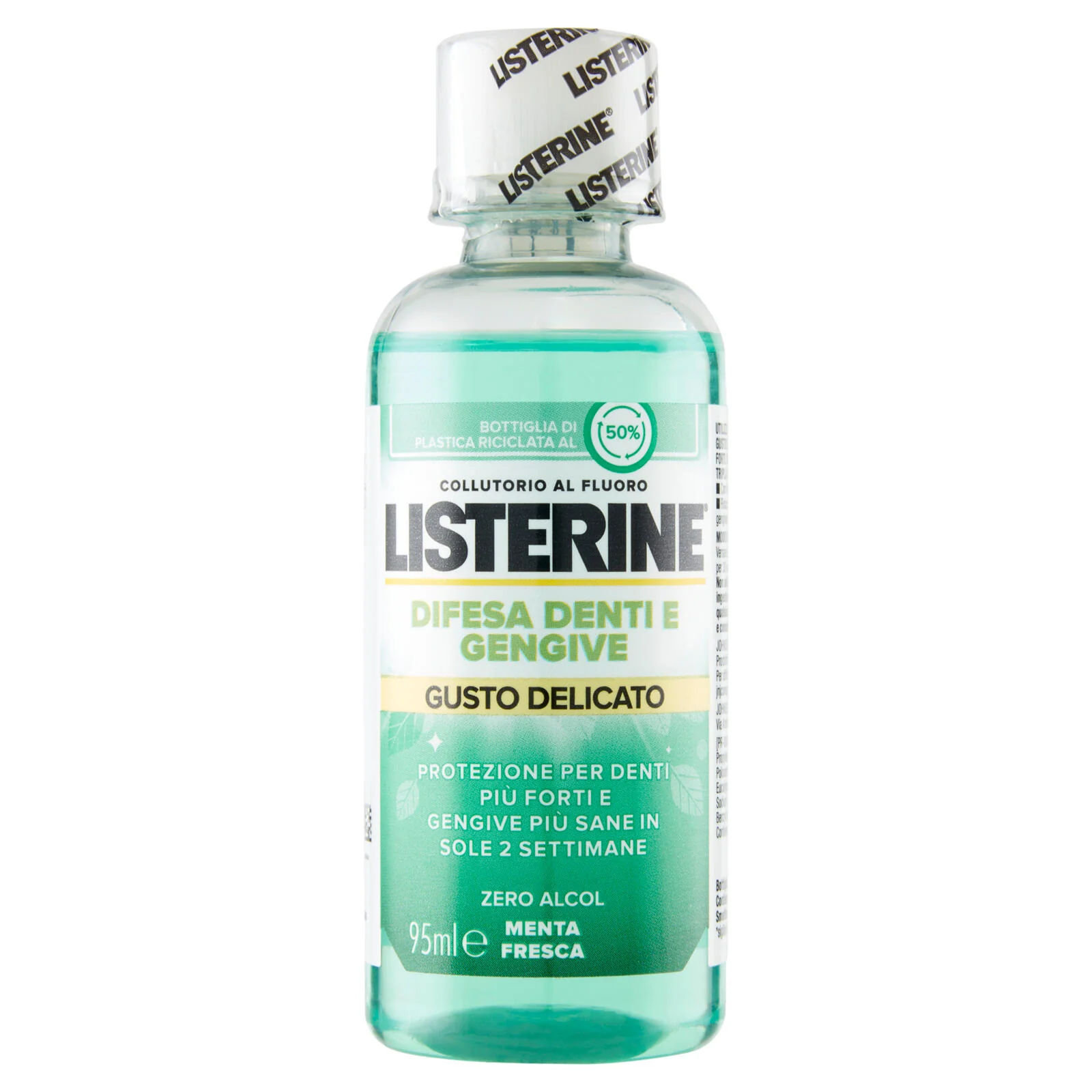 Listerine Difesa Denti e Gengive Gusto Delicato Menta Fresca 95 ml