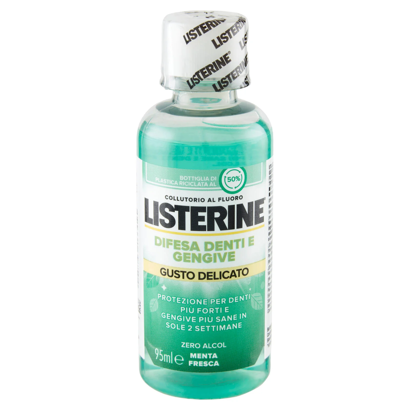 Listerine Difesa Denti e Gengive Gusto Delicato Menta Fresca 95 ml - Image 2