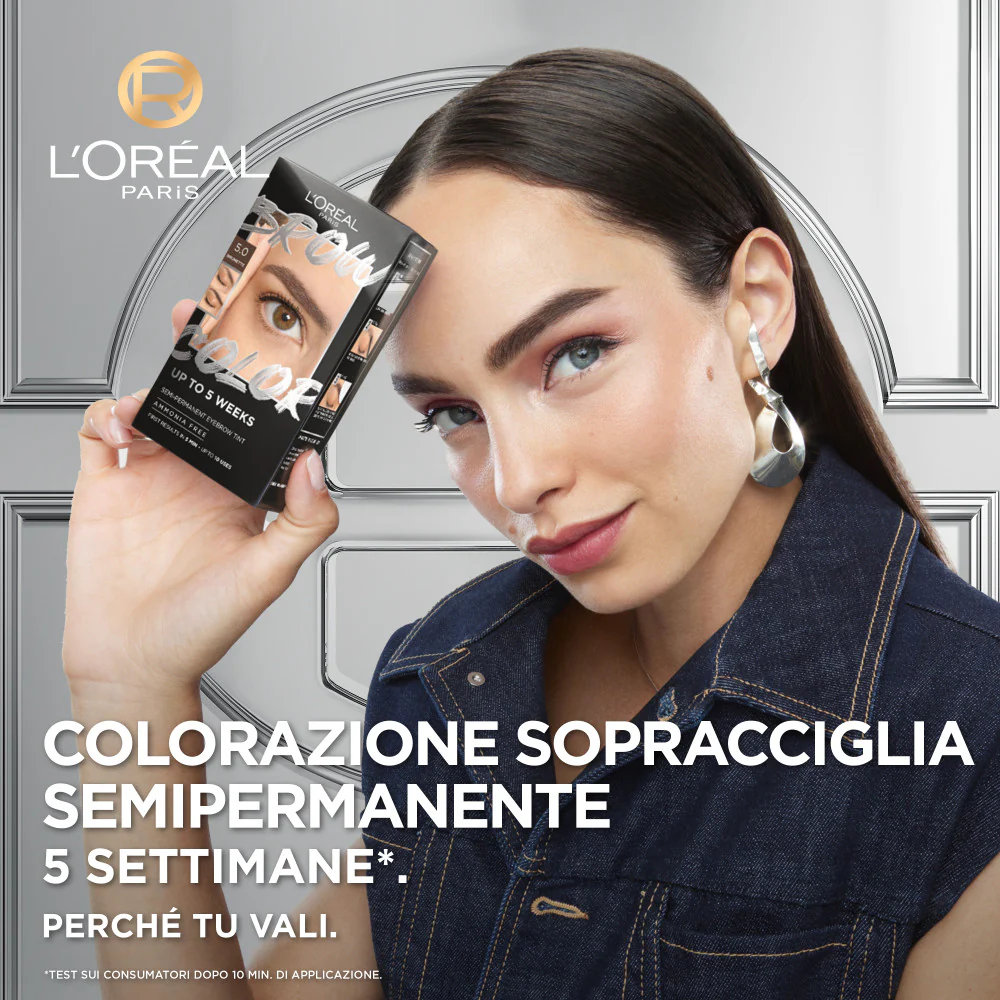 L'Oréal Paris Brow Color Kit Tinta sopracciglia semipermanente 1.0 Nero - Image 5