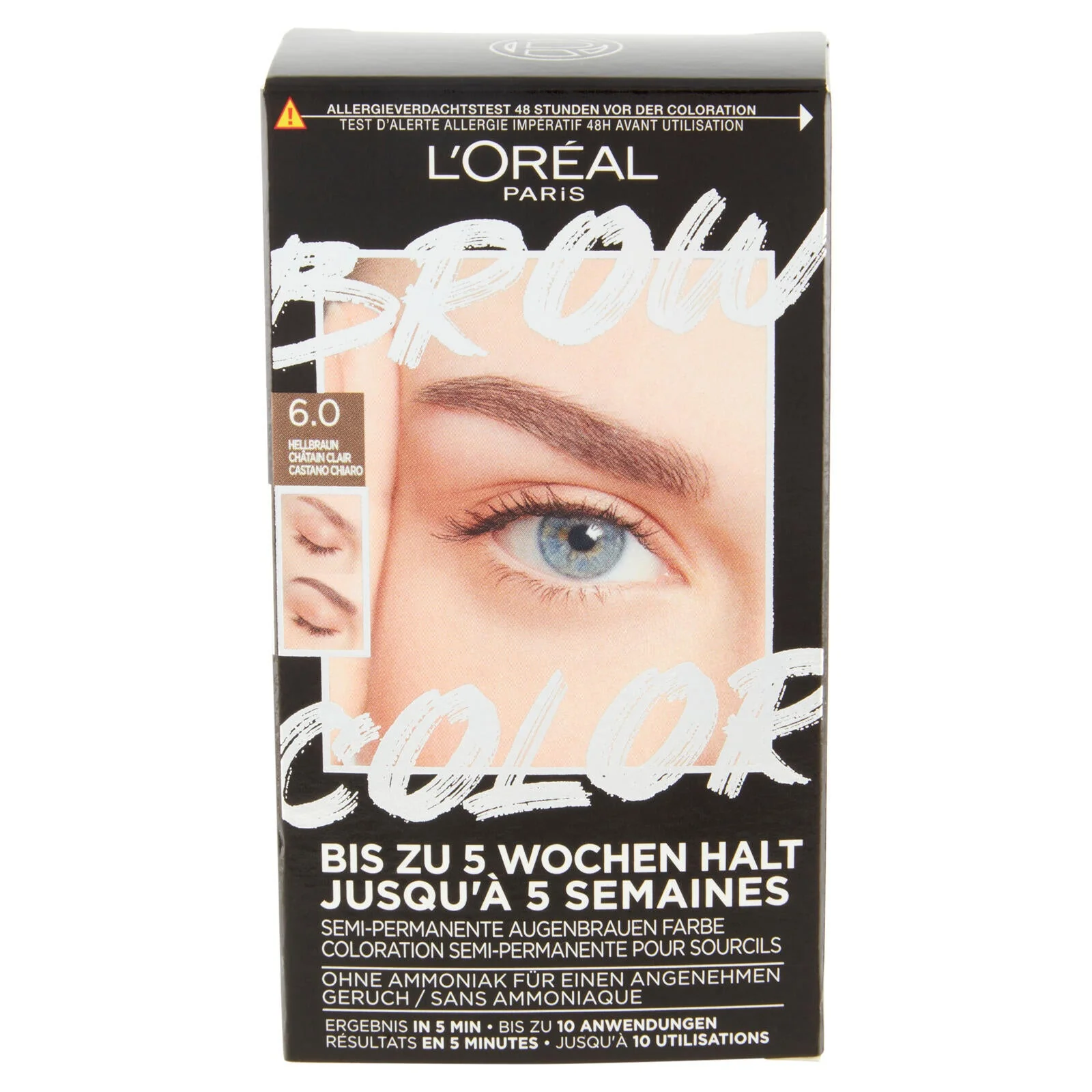 L'Oréal Paris Brow Color Kit Tinta sopracciglia semipermanente 6.0 Castano Chiaro - Image 5