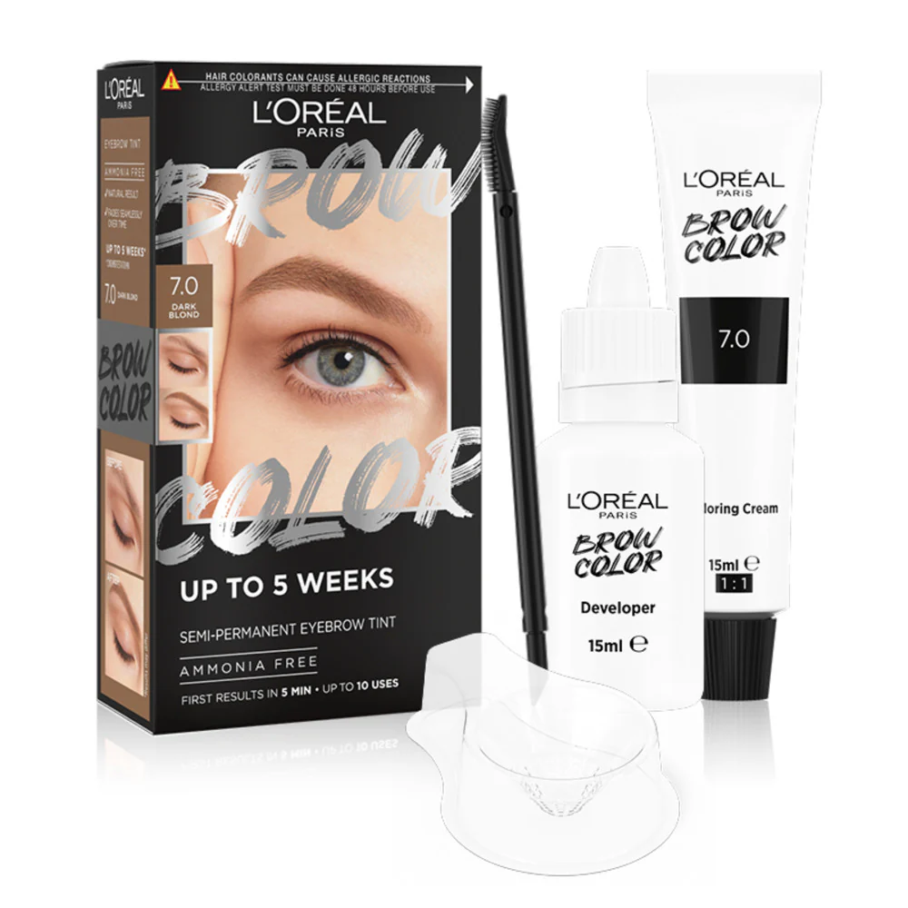 L'Oréal Paris Brow Color Kit Tinta sopracciglia semipermanente 7.0 Biondo Scuro - Image 6