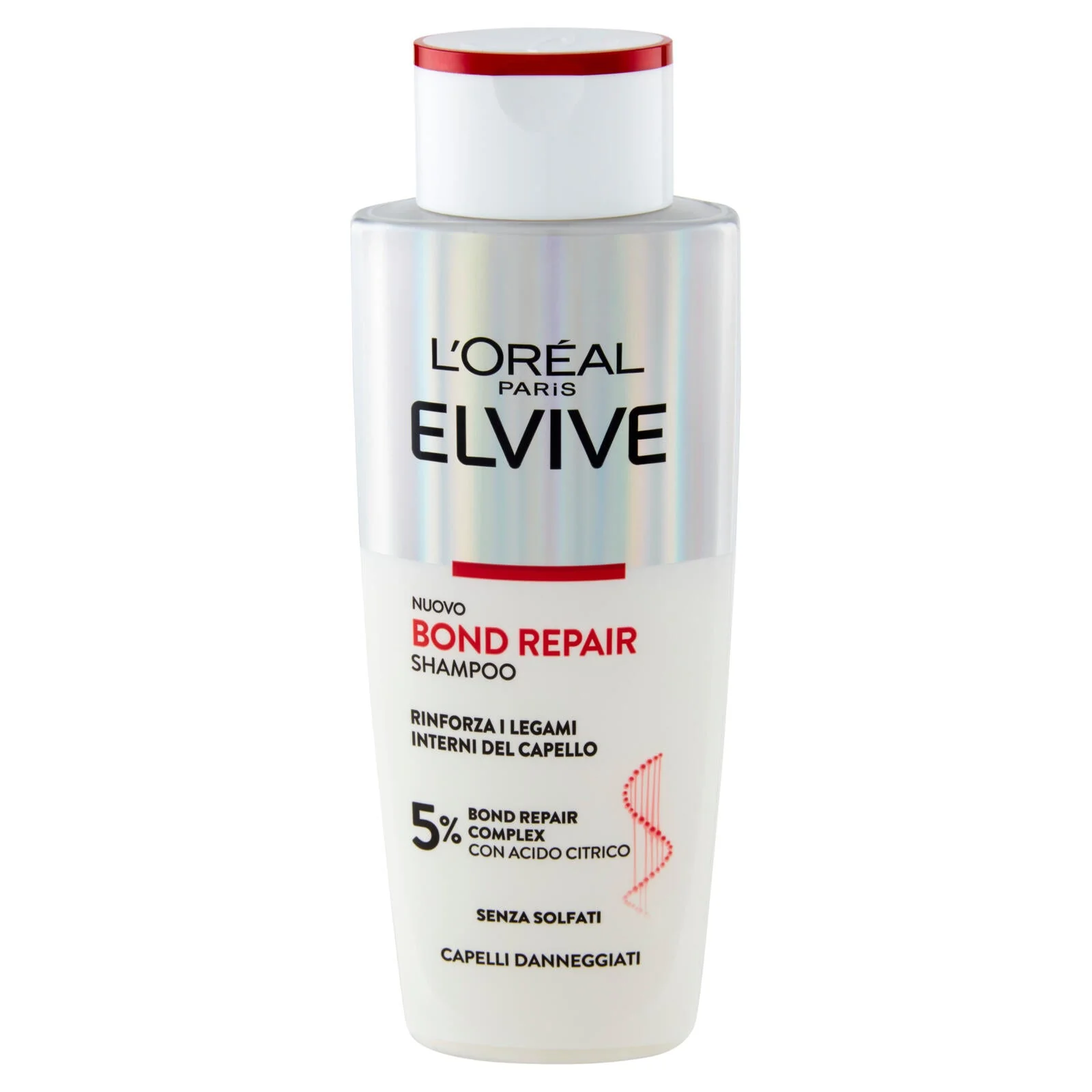 L'Oréal Paris Elvive Bond Repair Shampoo Con Acido Citrico Per Capelli Danneggiati, 200 ml - Image 2