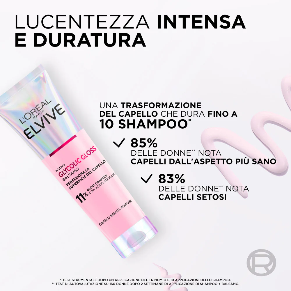L'Oréal Paris Elvive Glycolic Gloss Balsamo con Acido Glicolico 150 ml - Image 5