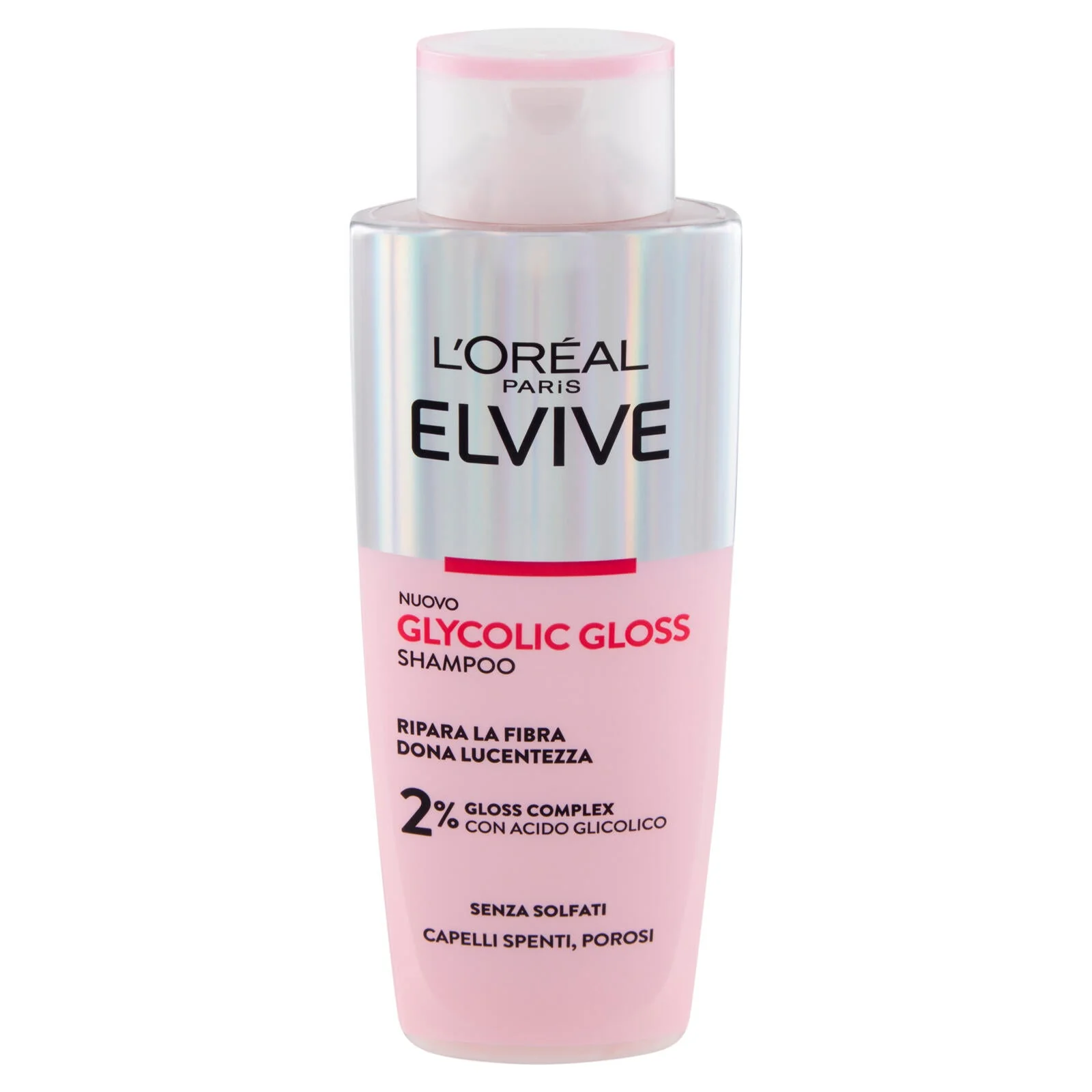 L'Oréal Paris Elvive Glycolic Gloss Shampoo con Acido Glicolico Per Capelli Spenti e Porosi 200 ml - Image 2