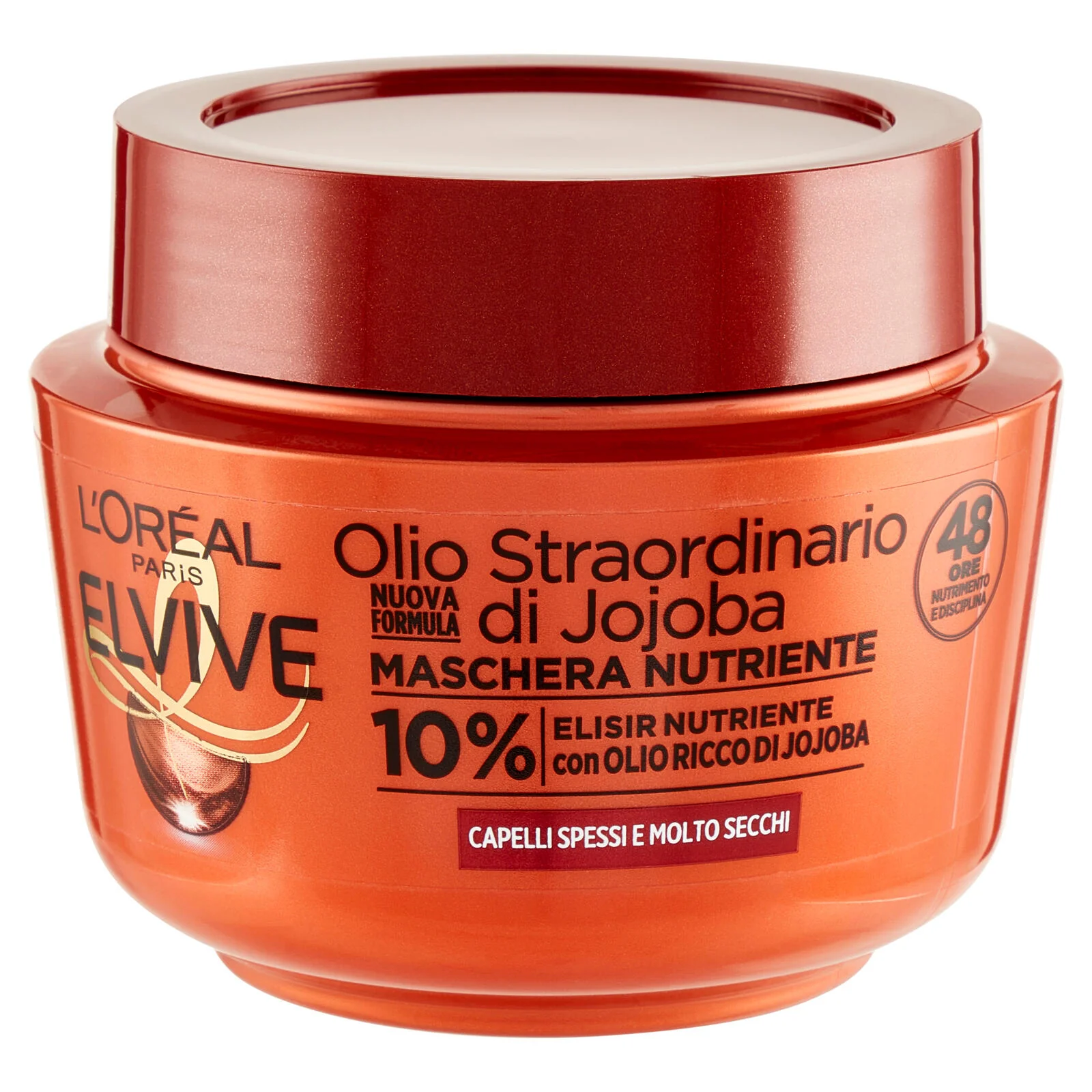 L'Oréal Paris Maschera Capelli Elvive Olio Straordinario, per Capelli Secchi o Spenti, 300 ml - Image 2