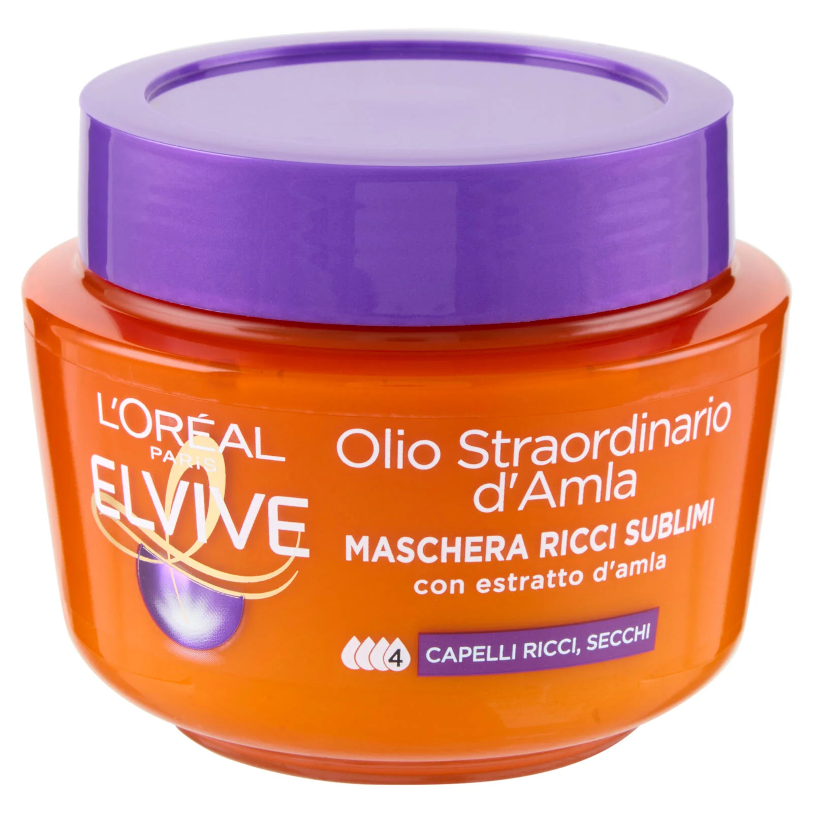 Elvive Olio Straordinario d'Amla Maschera Ricci Sublimi, per Capelli Ricci e Secchi, 300 ml - Image 2