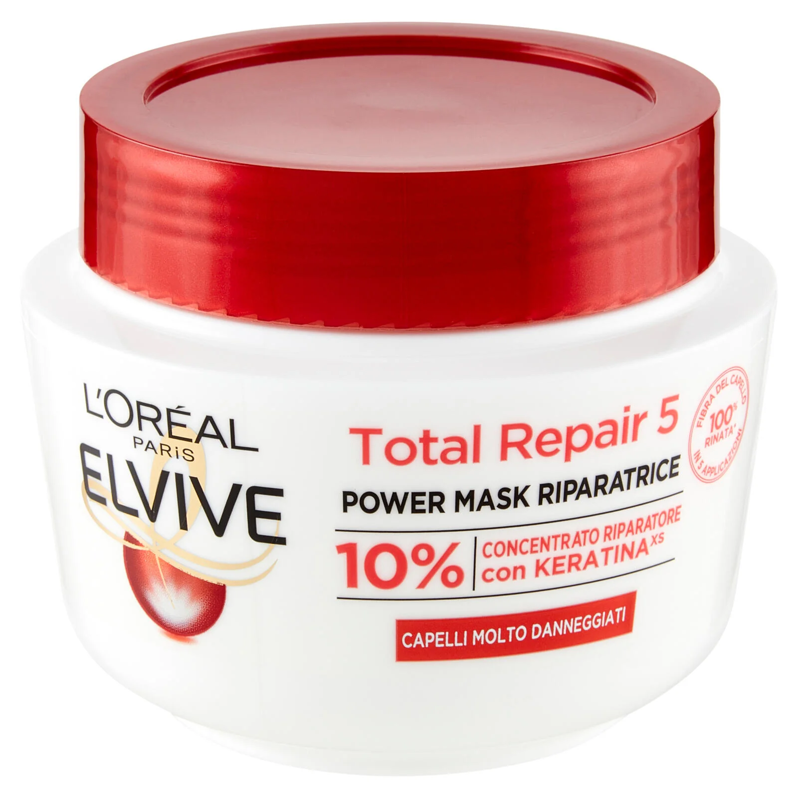 L'Oréal Paris Maschera Capelli Elvive Total Repair 5, Ricostituente per Capelli Sciupati 300 ml - Image 2