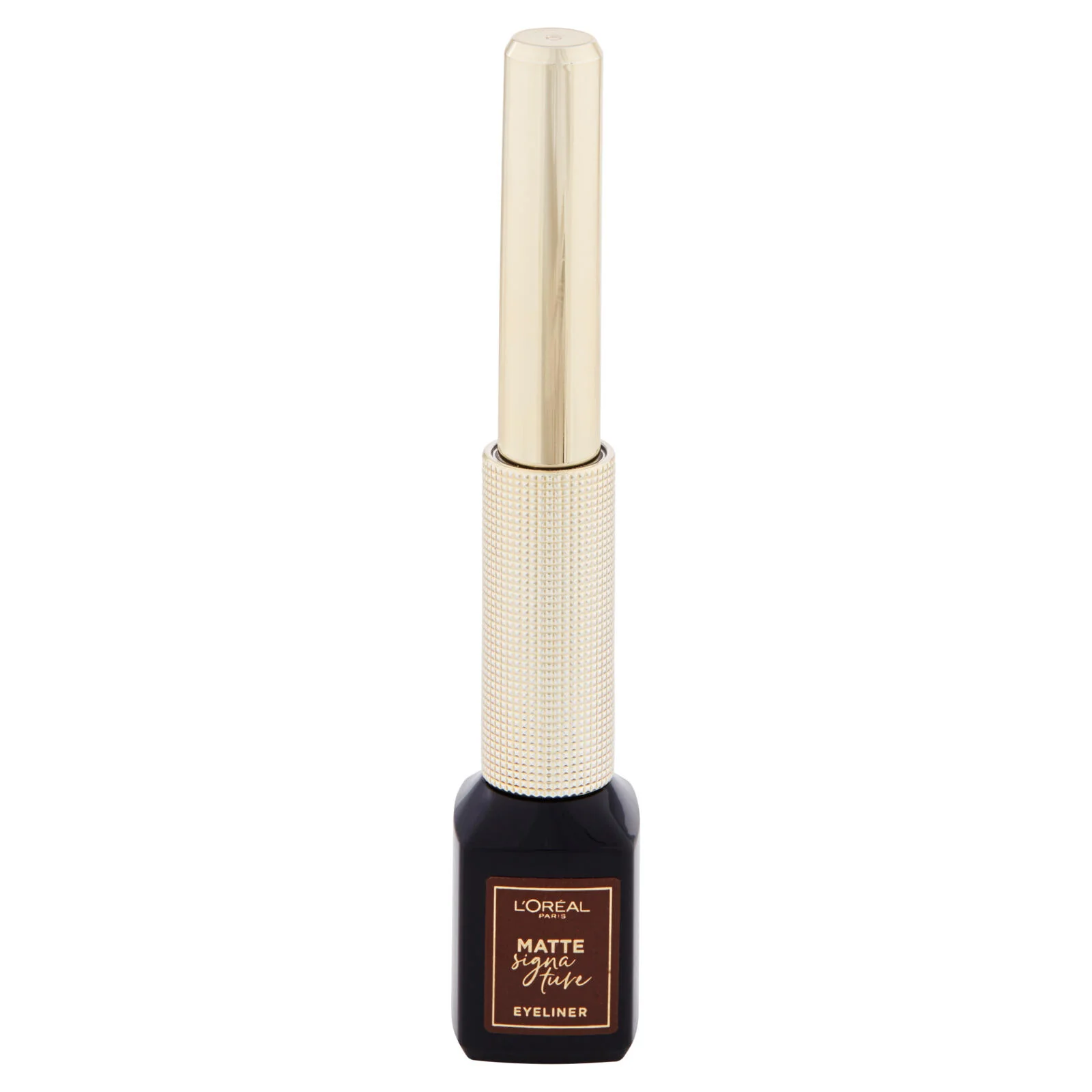 L'Oréal Paris Eyeliner Matte Signature, Pennellino in Feltro, Finish Extra Matte, Marrone - Image 2