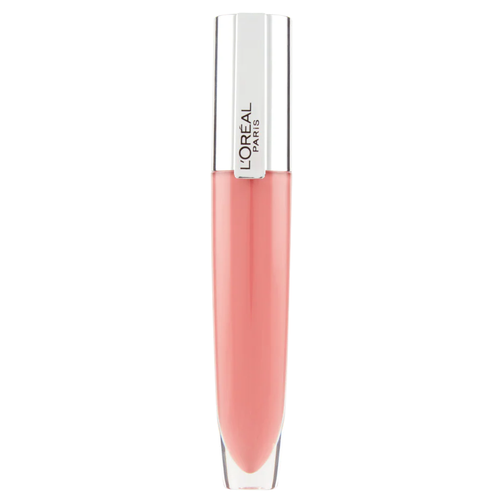L’Oreal Paris Gloss volumizzante Brilliant Signature, Lucidalabbra a lunga durata, I Heighten, 6,4 ml