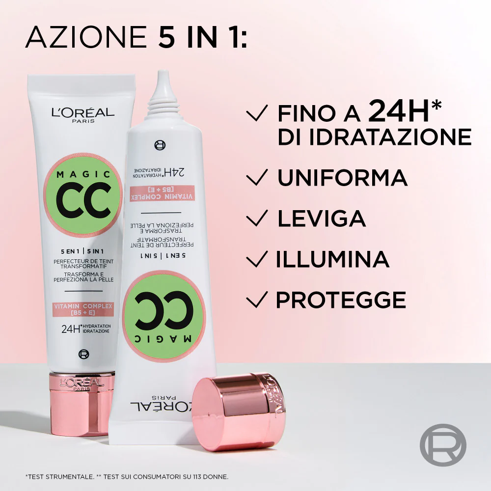 L'Oréal Paris MakeUp CC Cream C'est Magique, Crema Colorata Anti-Rossori, Verde, 30 ml - Image 4
