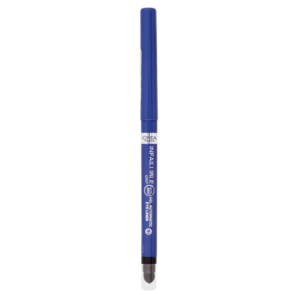 L'Oréal Paris Matita Automatica in Gel Infaillible 36H Grip Liner, Tratto Sfumabile a Lunga Tenuta, Waterproof, Formula in Gel, Tonalità: 06 Electric Blue