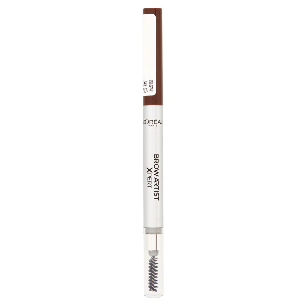 L'Oréal Paris Matita Automatica Sopracciglia Brow Artist Xpert, Risultato ad Alta Definizione, Tratto Intenso, 108 Warm Brune