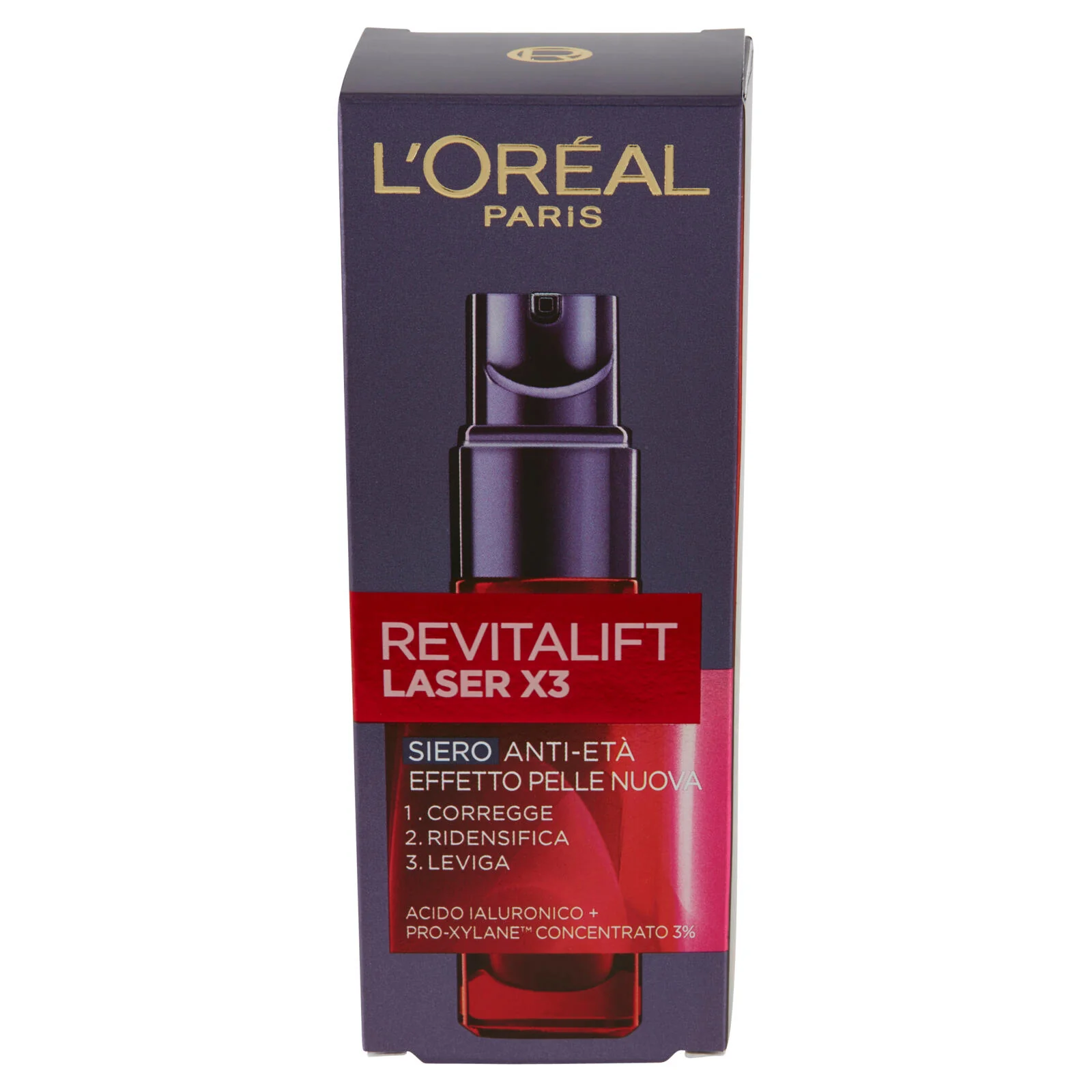 L'Oréal Paris Revitalift Laser X3 Siero Anti-Età Effetto Pelle Nuova 30 ml - Image 2