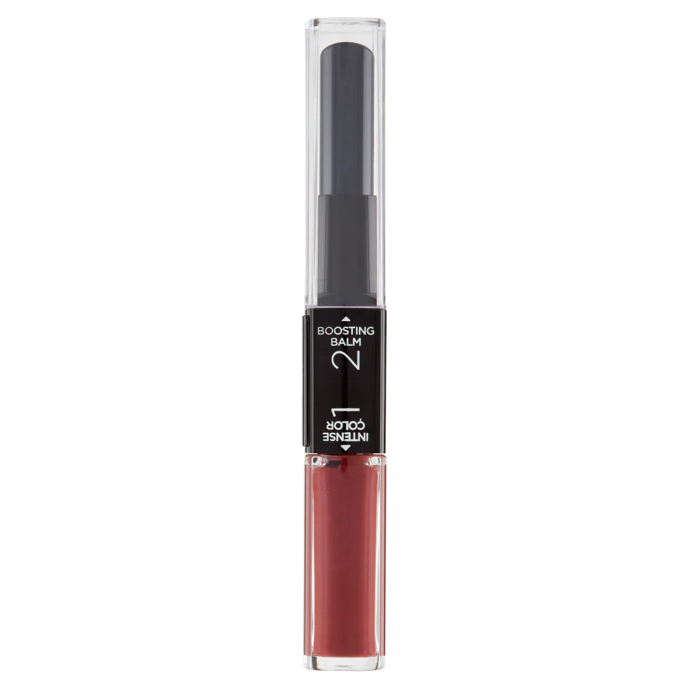 L’Oreal Paris Rossetto 2 Step Infallible 24H, Lunga tenuta e idratazione, Wine Stain (805)