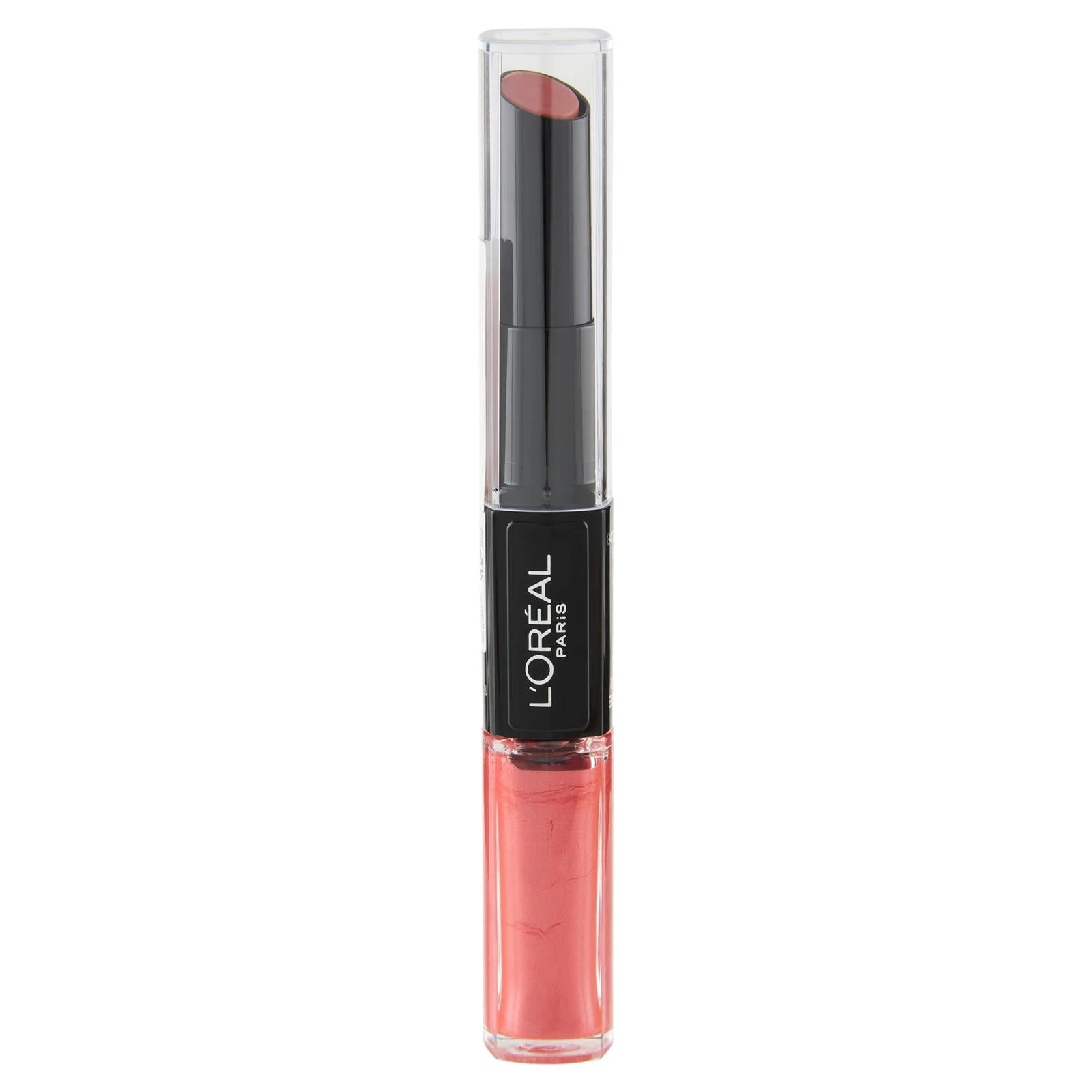 L'Oréal Paris Rossetto Balsamo 2in1 Infaillible 2 Step 24H, Lunga Tenuta, 404 Corail Constant - Image 2