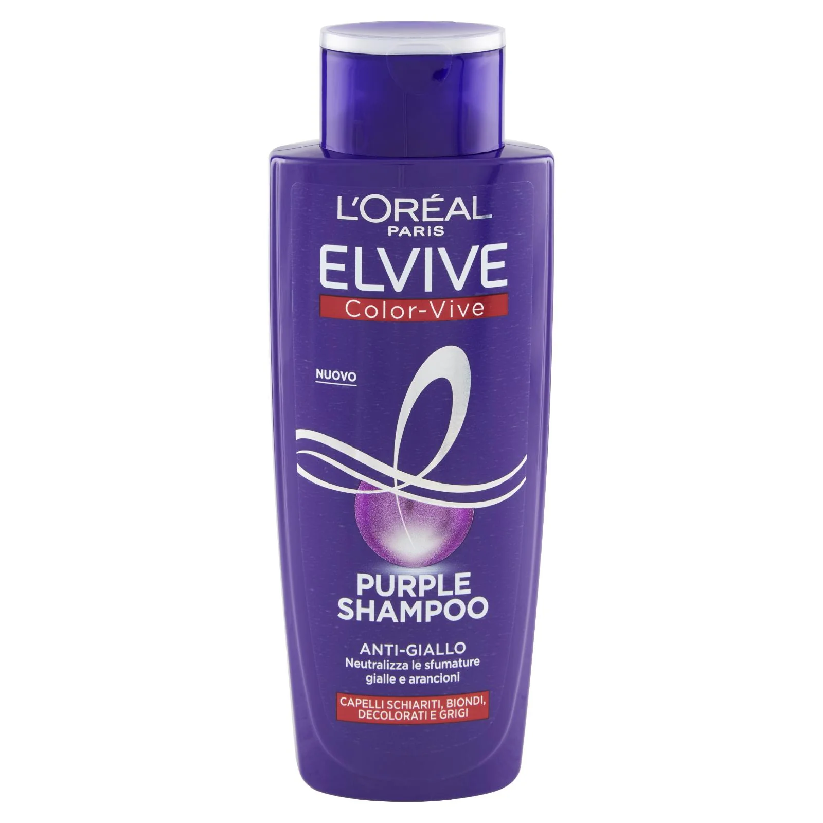 L'Oréal Paris Shampoo antigiallo Color Vive Purple, per capelli schiariti, biondi, grigi, 200 ml - Image 3