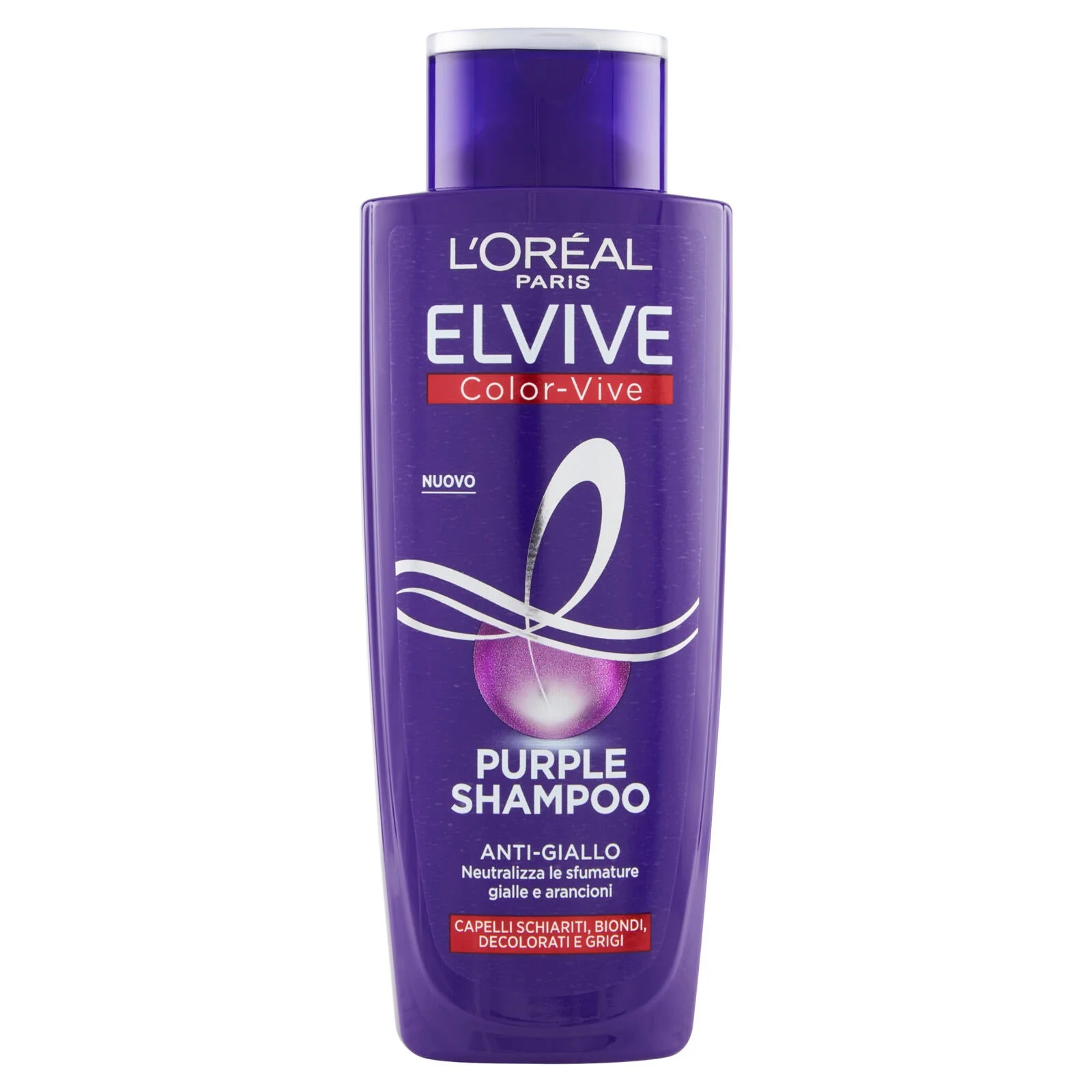 L'Oréal Paris Shampoo antigiallo Color Vive Purple, per capelli schiariti, biondi, grigi, 200 ml - Image 4