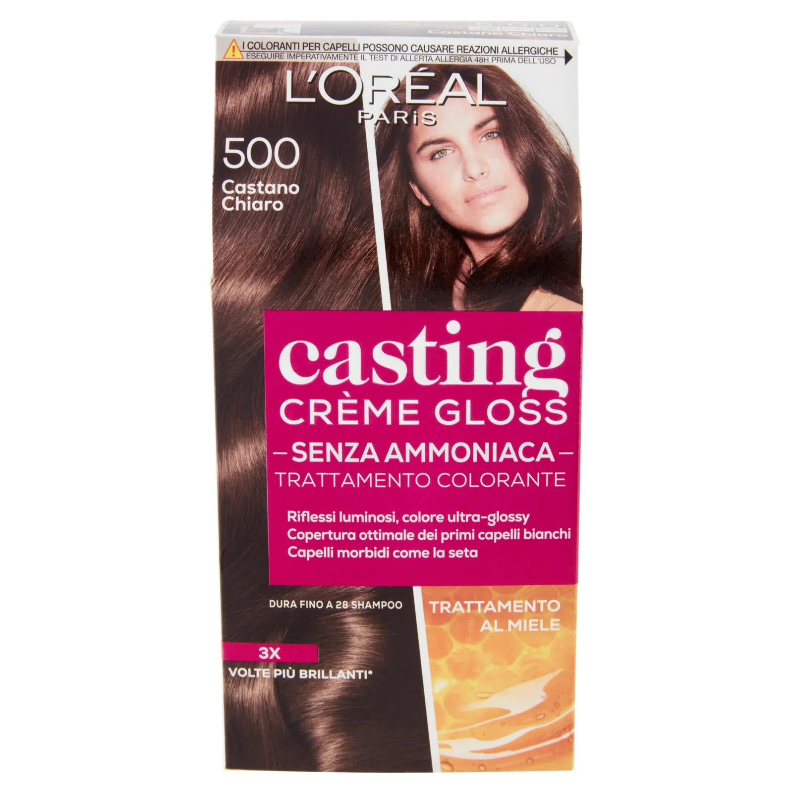 L'Oréal Paris Tinta Capelli Casting Creme Gloss, Senza Ammoniaca, 500 Castano Chiaro - Image 2