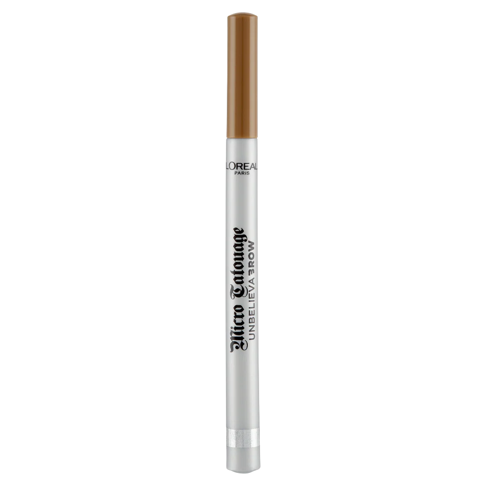 L'Oréal Paris Unbelievabrow Micro Tatouage, Pennarello per Sopracciglia, Effetto microblading, 6.0 Dark Blonde
