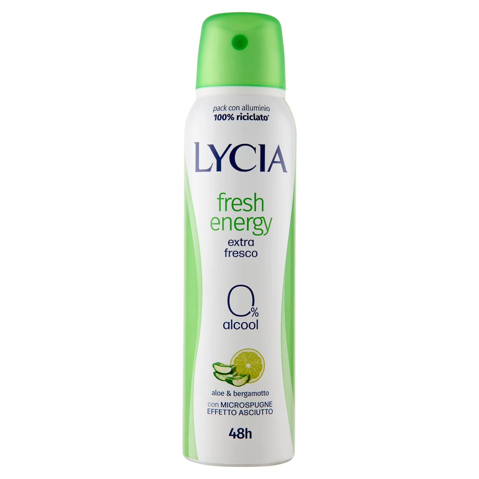 Lycia fresh energy aloe & bergamotto deo spray 150 ml