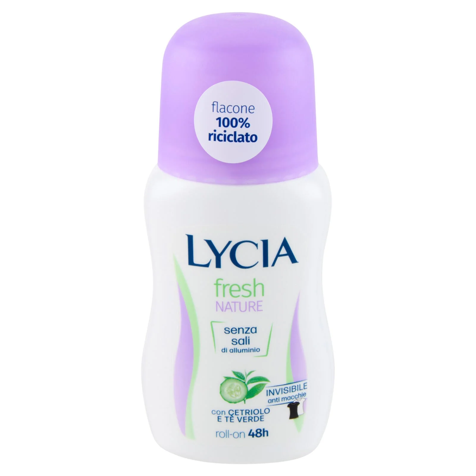 Lycia fresh Nature Deodorante Roll-On con Cetriolo e Tè Verde 50 ml - Image 2
