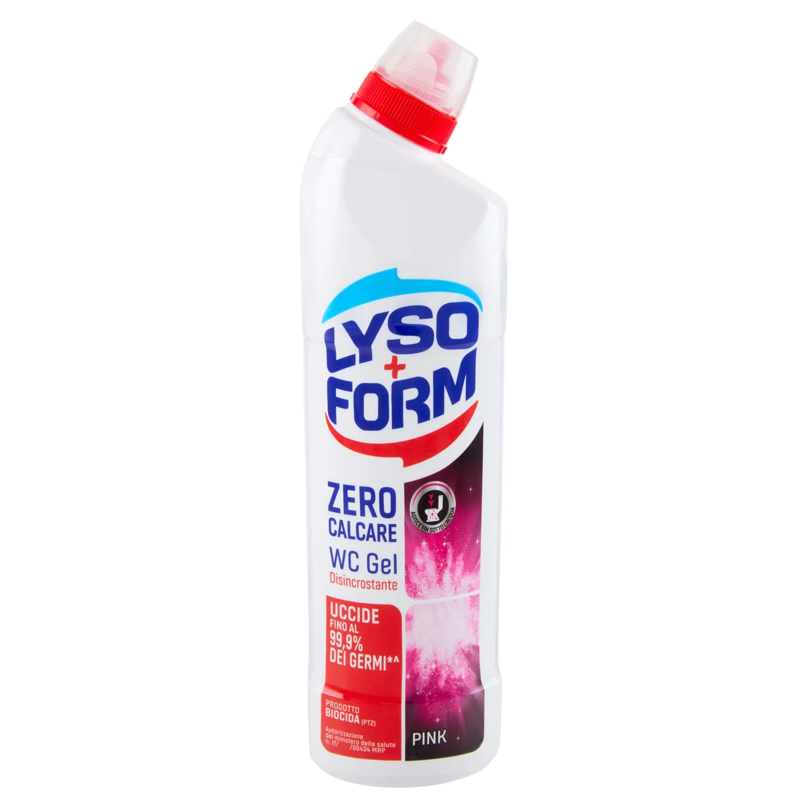 Lysoform Wc Gel Disincrostante Zero Calcare Pink 750 ml - Image 2