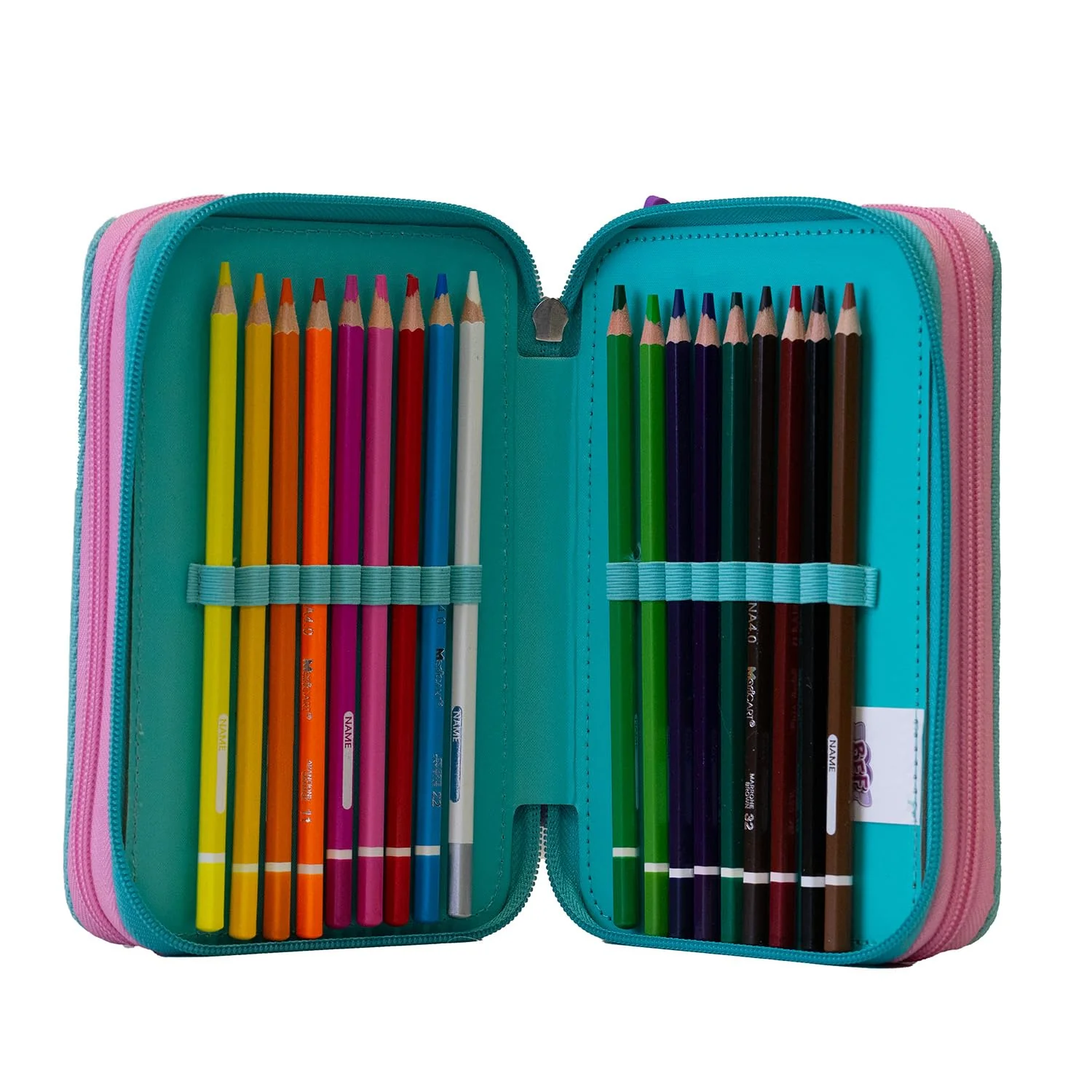 Maricart | Astuccio a Tre Scomparti per Bambina da Scuola Elementare, Astuccio Completo di 44 Pezzi a Tre Zip con Portapenne – BFF by Cry Babies - Image 6